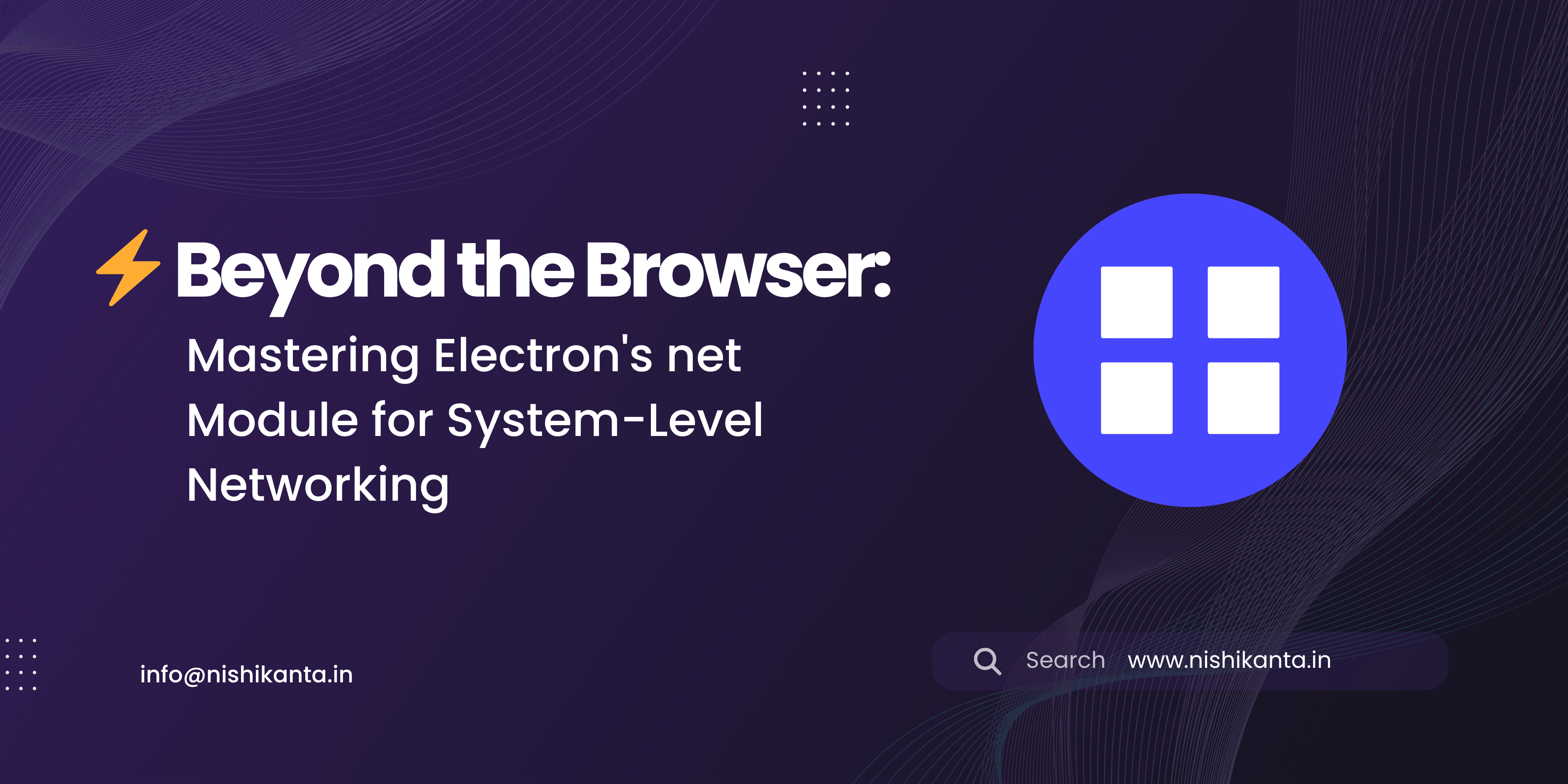 ⚡️ Beyond the Browser: Mastering Electron's net Module for System-Level Networking